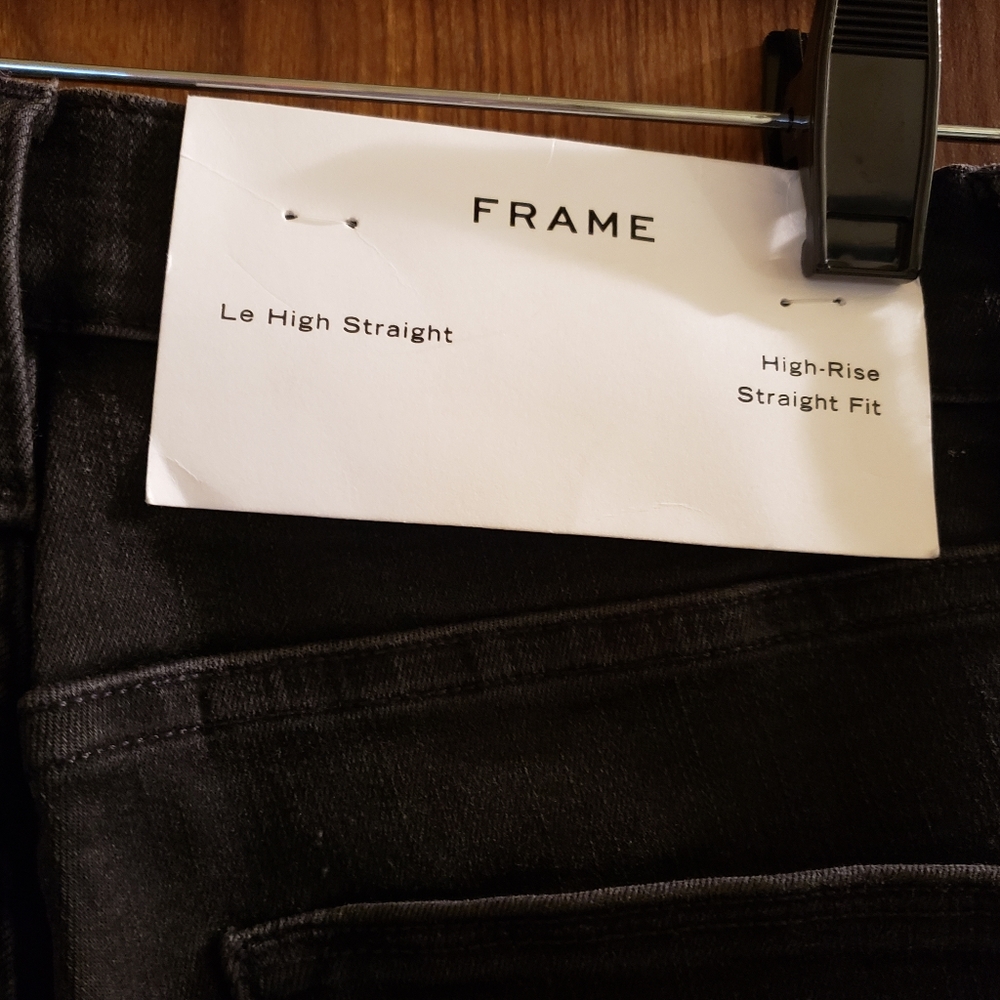 Black studded Frame jeans - Picture 3 of 6